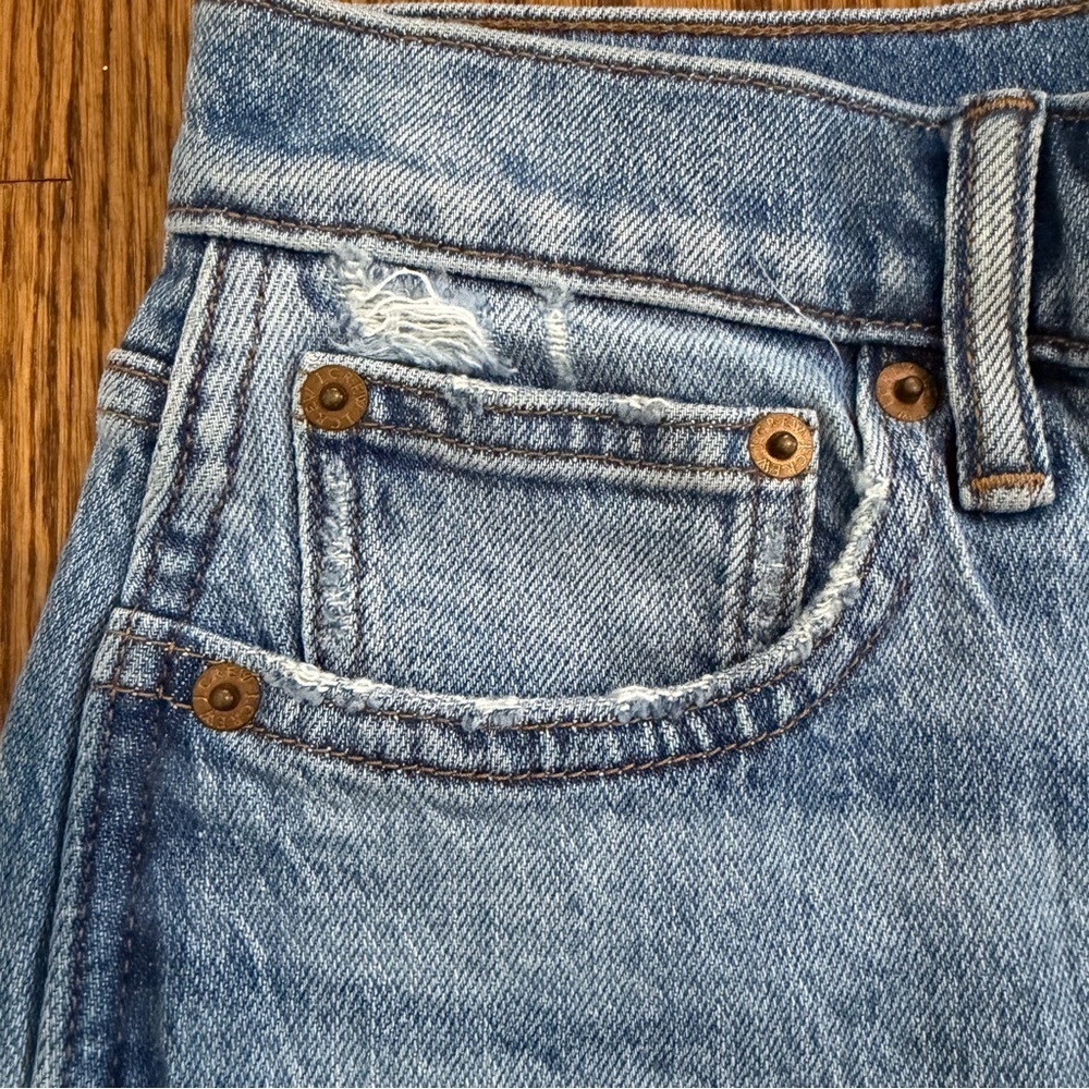 J.Crew Classic Vintage Blue Denim Jeans Straight Leg Size 26 - Picture 7 of 16